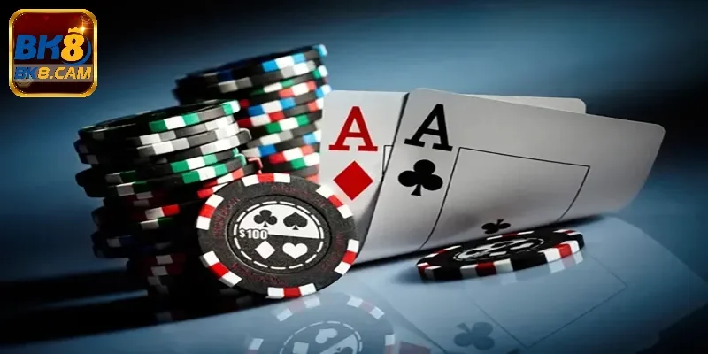Sảnh game poker xanh chín